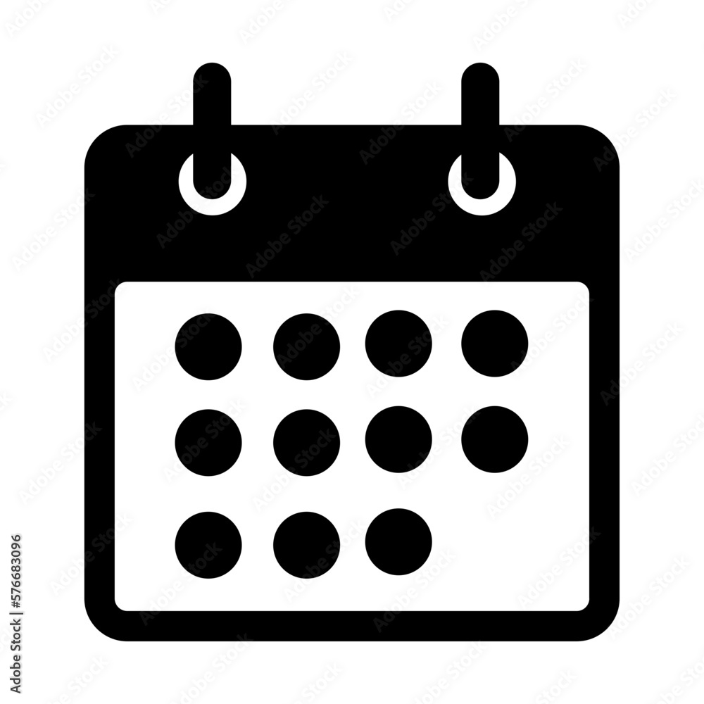 calendar icon, appointment vector