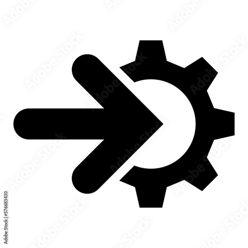 integration icon vector