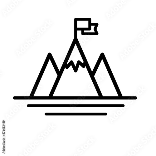 mission icon vector