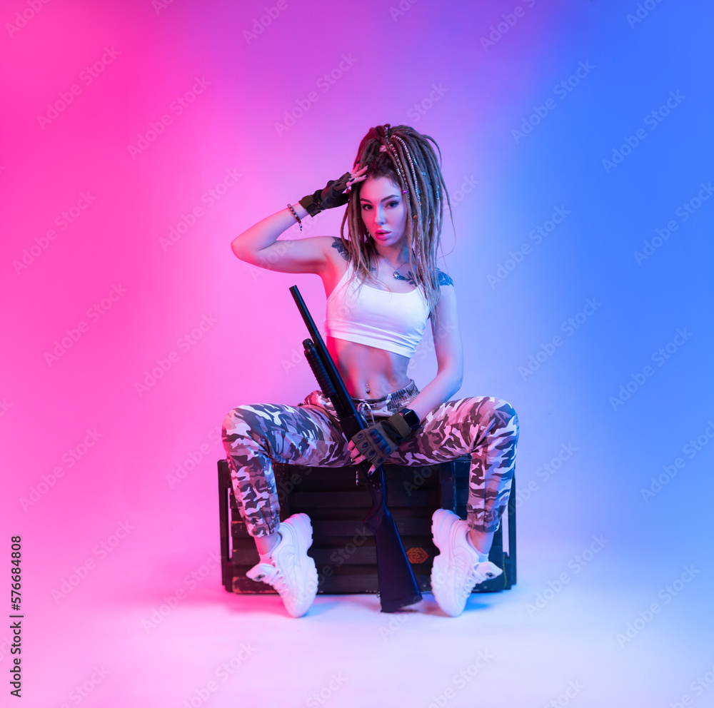 sexy teddy bear costume in leather clothes in the style of BDSM parties