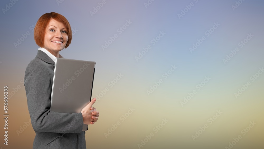 Business concept. Young office manager worker Business concept. Young office manager worker