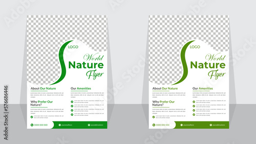 Environmental A4 Flyer Template Design.
nature flyer, environment flyer, concept, template, nature poster, publication, banner, flyer, environment.