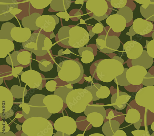 Cherry army pattern seamless. Cherries Military background. Ornament Protective For soldiers and hunters