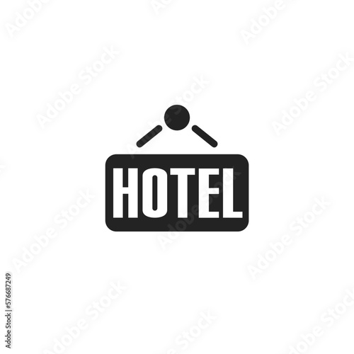 Hotel Sign - Pictogram (icon) 