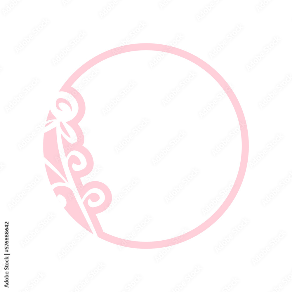 pastel floral circle frame
pastel floral circle frame