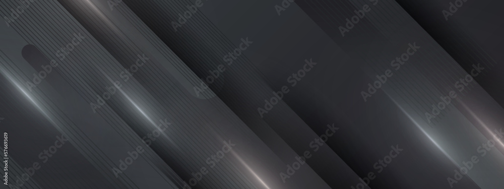 Obraz premium Abstract black background bannner