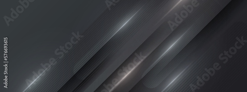 Abstract black background bannner