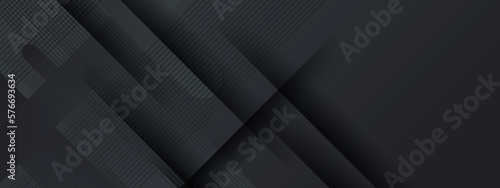 Abstract black background bannner