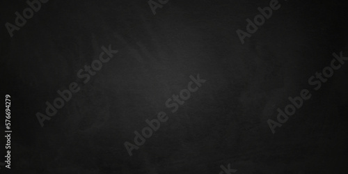 Black texture chalk board and black board background. stone concrete texture grunge backdrop background anthracite panorama. Panorama dark grey black slate background or texture.