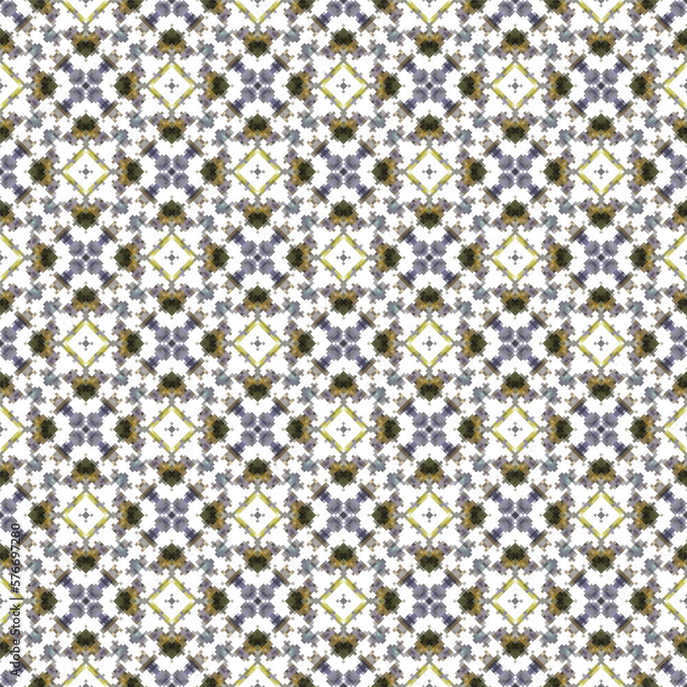 Vector pixel oriental pattern made of small squares on a white background. Mosaic, background, embroidery, wallpaper, kaleidoscope, mandala. Vector pixel oriental pattern made of small squares on a white background. Mosaic, background, embroidery, wallpaper, kaleidoscope, mandala.