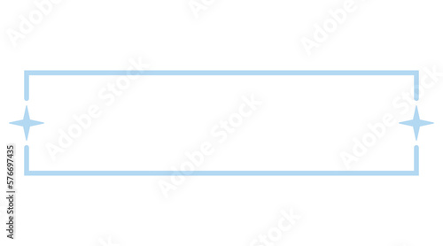 rectangle star frame
