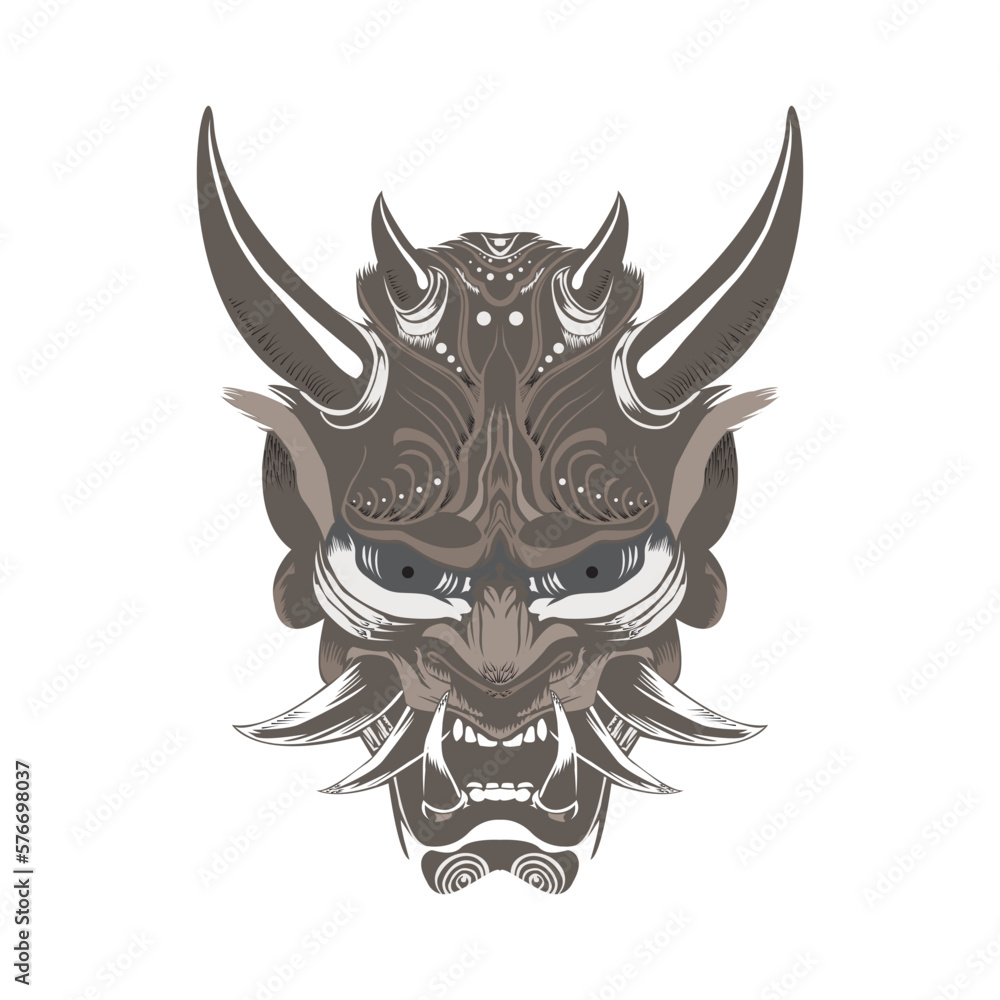 Fototapeta premium black and white art mask