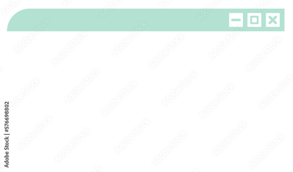 Obraz premium ui window interface 