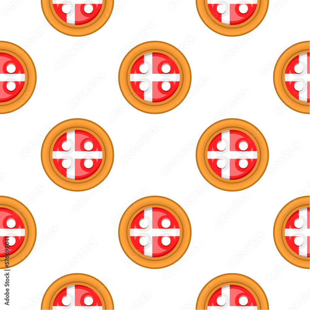 Pattern cookie with flag country Denmark in tasty biscuit Pattern cookie with flag country Denmark in tasty biscuit