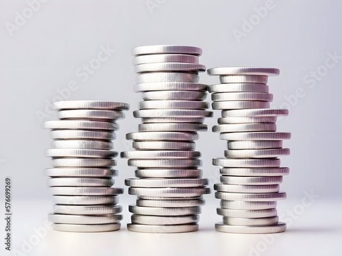 stacks of coins