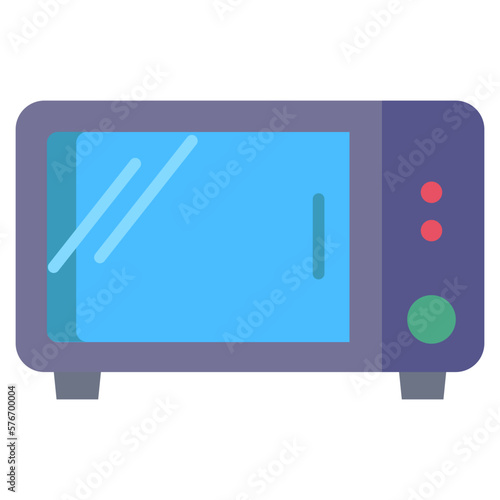 Microwave oven icons