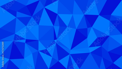 Blue and Black Low Poly background design