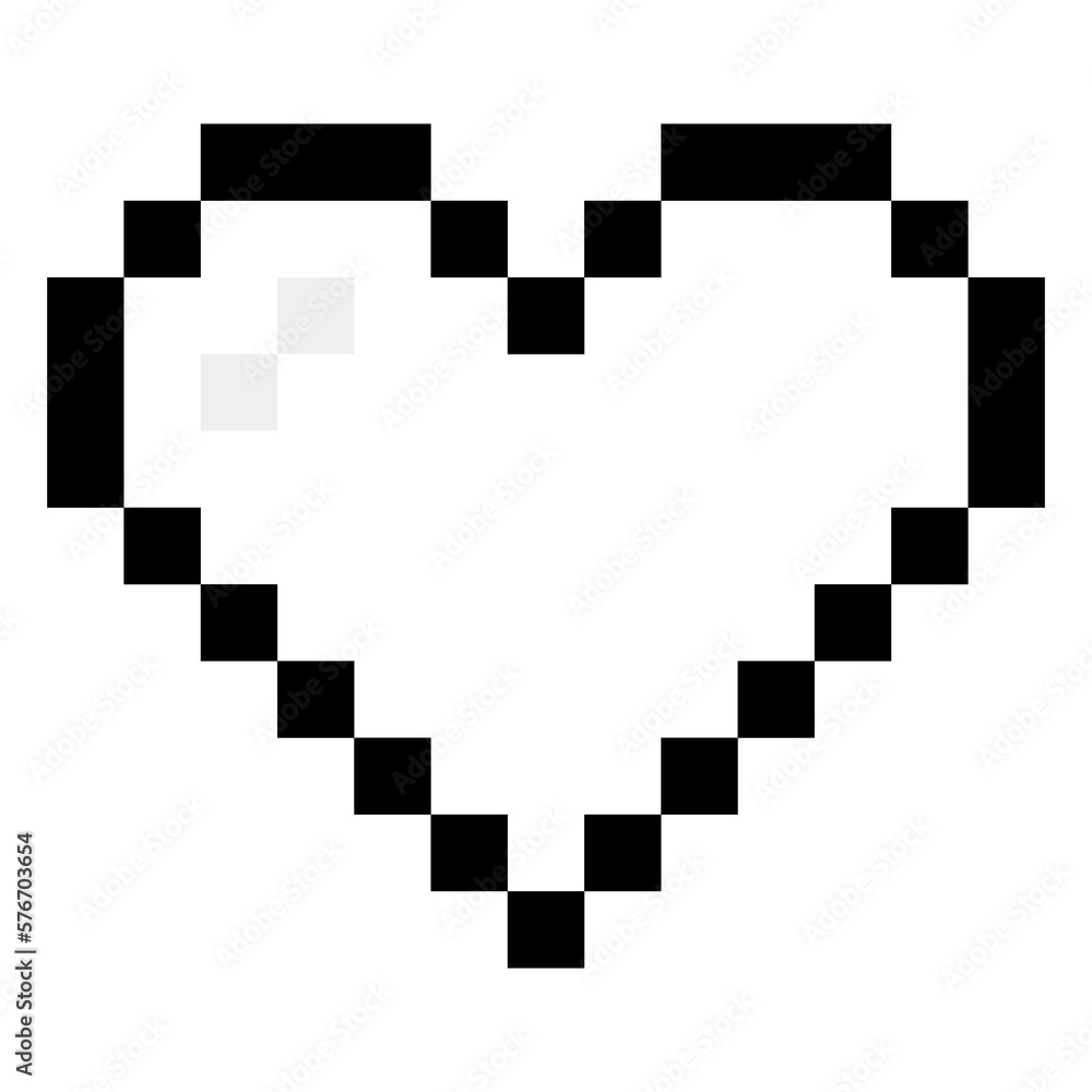 pixel heart element
pixel heart element