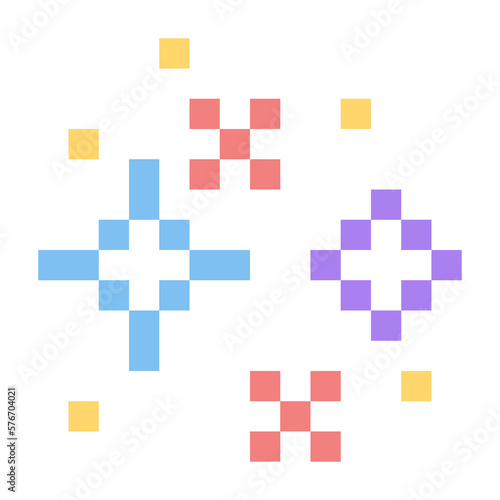 colorful pixel sparkle glitter
