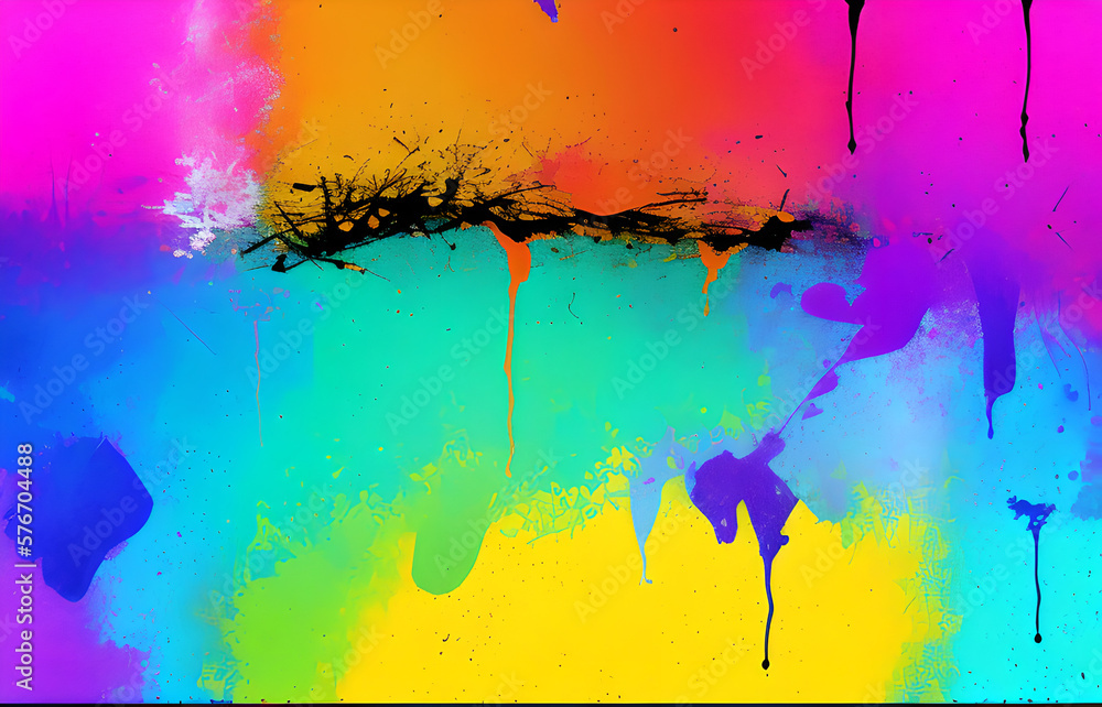 Abstract grunge art background texture with colorful paint splashes. Abstract grunge art background texture with colorful paint splashes.