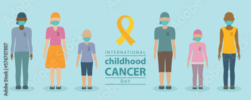 international childhood cancer day group of children