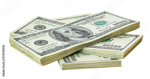 Stack of money dollar isolated. png transparent