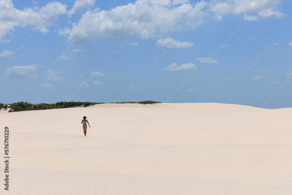 Paisagem do parque nacional dos Lençóis Maranhenses, com suas belas lagoas e dunas Paisagem do parque nacional dos Lençóis Maranhenses, com suas belas lagoas e dunas