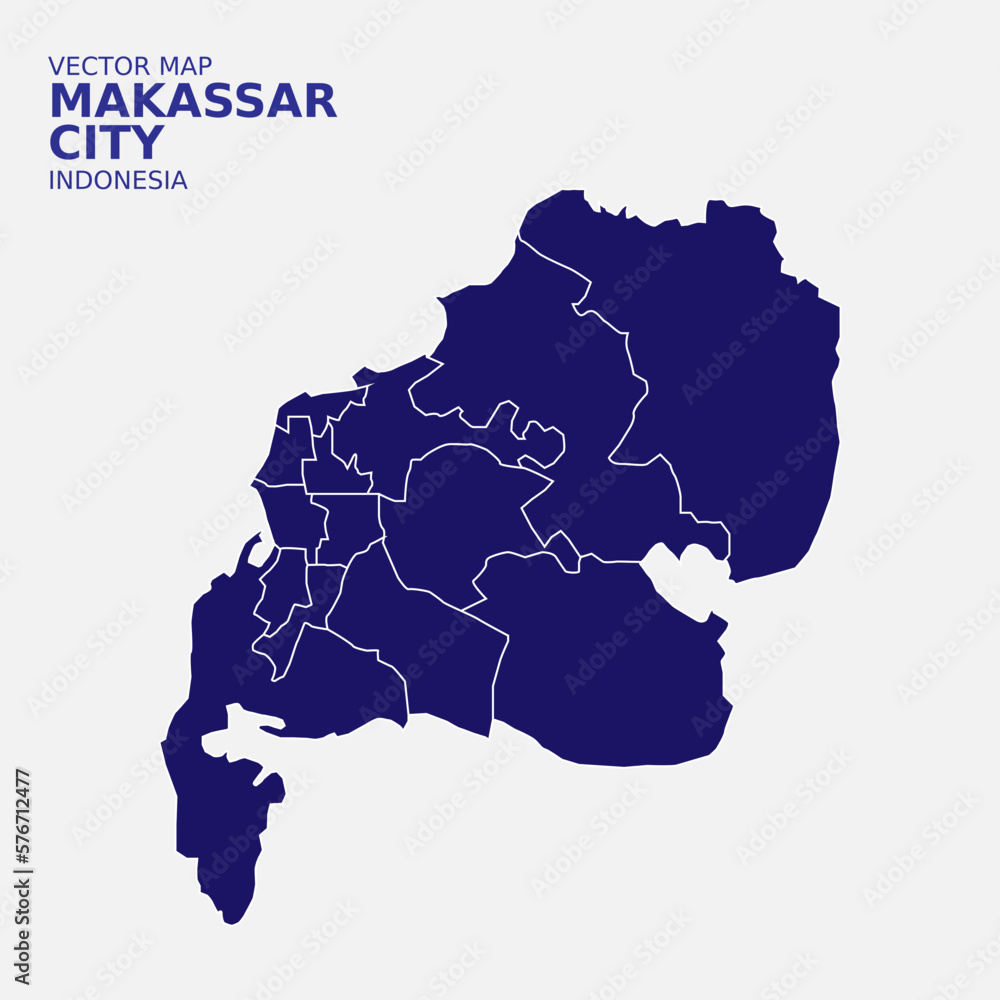 THE MAP OF MAKASSAR