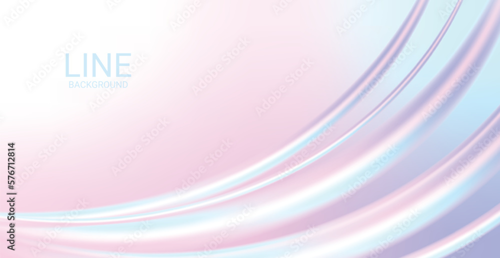 Obraz premium Blue Modern Lines Pattern Abstract Background. Technology Banner. Wallpaper. BG. Vector Illustration
