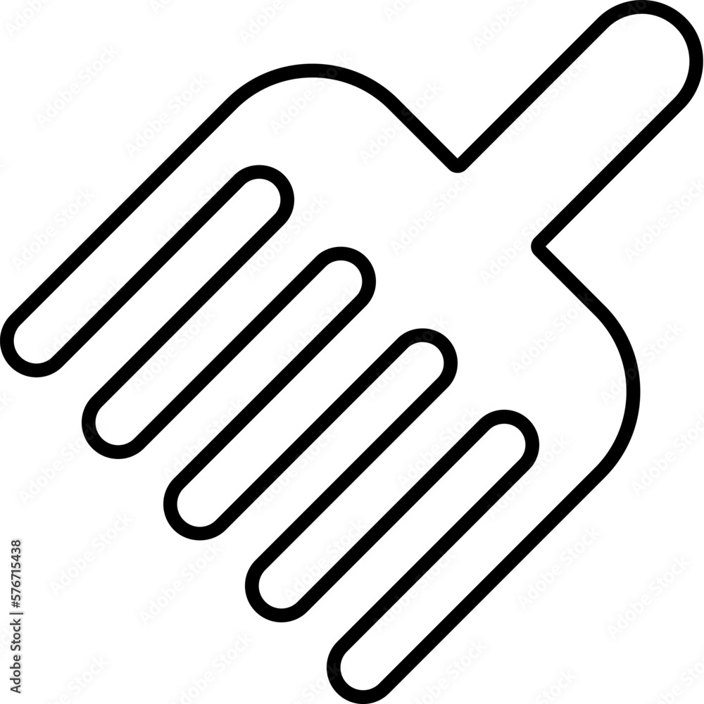 comb icon. Simple thin line, outline illustration of Beauty icons for UI and UX, website or mobile application on white background on the background of a light map comb icon. Simple thin line, outline illustration of Beauty icons for UI and UX, website or mobile application on white background on the background of a light map
