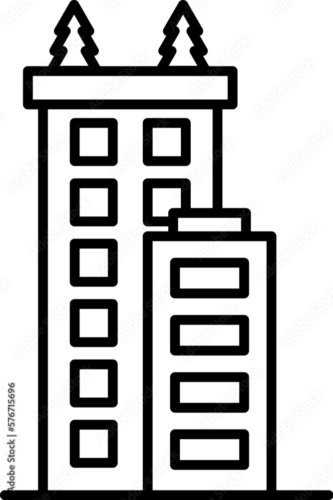 building icon. Simple thin line, outline vector of Buildings icons for UI and UX, website or mobile application on dark blue gradient background on the background of a light map building icon. Simple thin line, outline vector of Buildings icons for UI and UX, website or mobile application on dark blue gradient background on the background of a light map