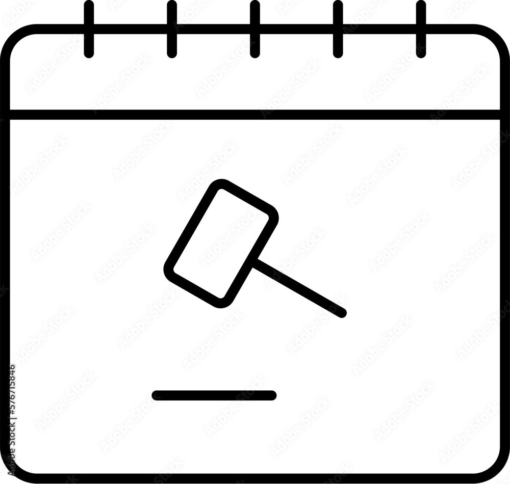 Calendar, legalmeeting vector icon Calendar, legalmeeting vector icon
