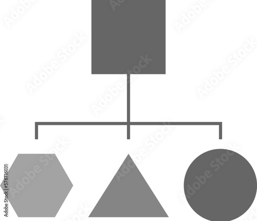 block diagram icon. Simple glyph vector of charts and diagrams set for UI and UX, website or mobile application on white background on white background