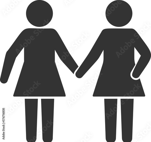 Girlfriends vector icon