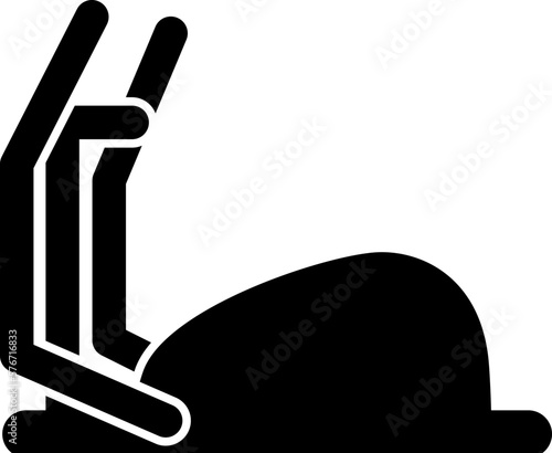 The Elliptical trainers vector icon