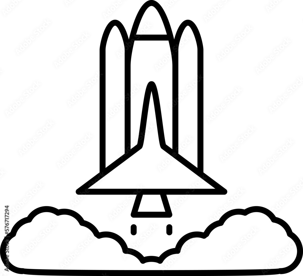 History, rocket, launch vector icon History, rocket, launch vector icon