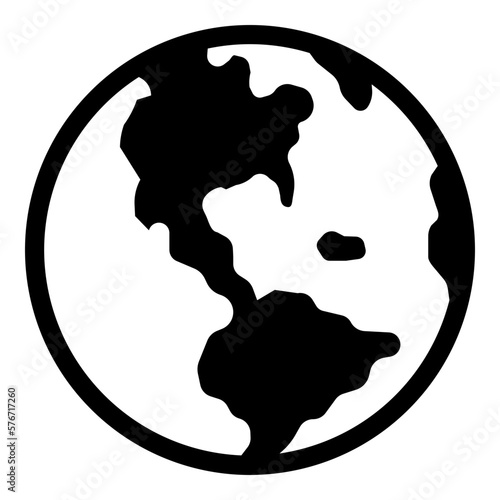 planet earth icon