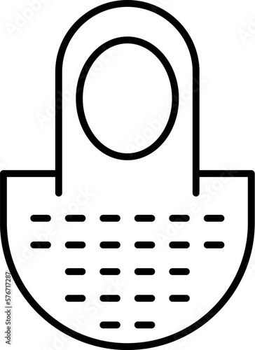 History, chainmail icon. Simple thin line, outline vector of History icons for UI and UX, website or mobile application on white background