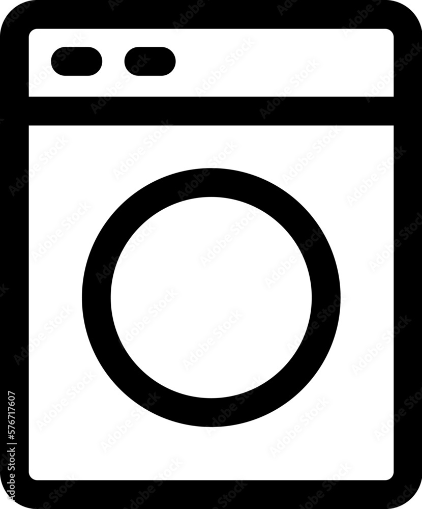 washing machine vector icon washing machine vector icon