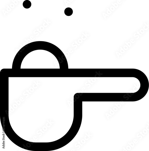 washing powder icon. Simple thin line, outline vector of Laundry icons for UI and UX, website or mobile application on white background