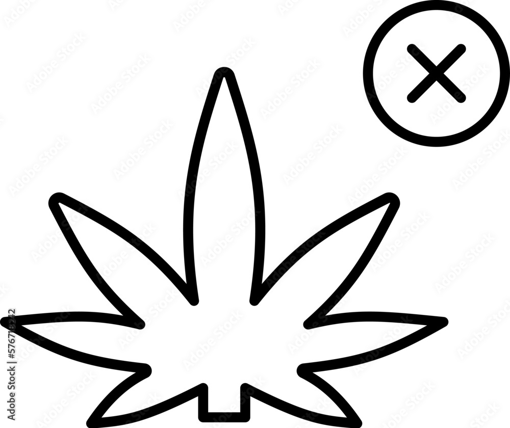 marijuana, icon. Simple thin line, outline vector of Marijuana icons for UI and UX, website or mobile application on white background marijuana, icon. Simple thin line, outline vector of Marijuana icons for UI and UX, website or mobile application on white background