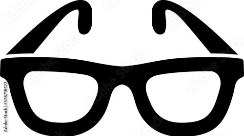 The glasses, spectacles, eyeglasses, glass, spectacle, specs icon, illustration, vector on white background