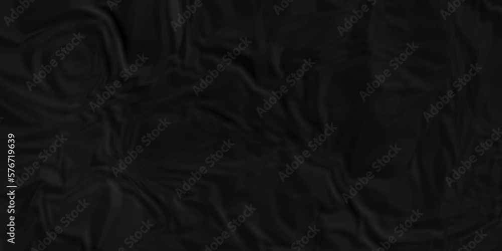 Dark Black facbric paper backdrop crumpled texture. dark black textured crumpled black paper background. panorama black paper texture background, crumpled pattern. Dark Black facbric paper backdrop crumpled texture. dark black textured crumpled black paper background. panorama black paper texture background, crumpled pattern.