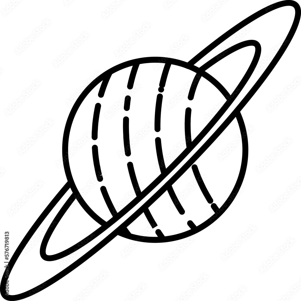 Saturn, planet, space vector icon Saturn, planet, space vector icon