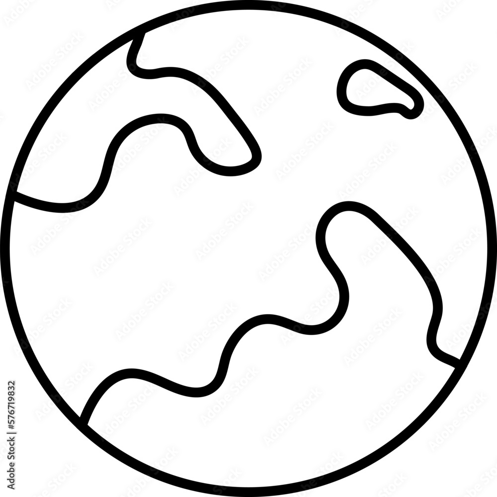 earth, planet, space icon. Simple thin line, outline vector of space, cosmos, universe icons for UI and UX, website or mobile application on white background earth, planet, space icon. Simple thin line, outline vector of space, cosmos, universe icons for UI and UX, website or mobile application on white background