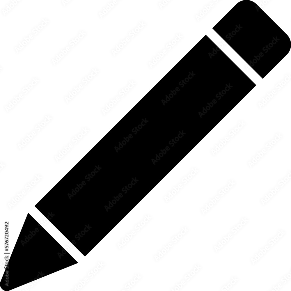 Pencil tool, text icon. Simple glyph vector of text editor set icons for UI and UX, website or mobile application on white background Pencil tool, text icon. Simple glyph vector of text editor set icons for UI and UX, website or mobile application on white background