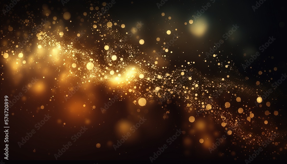 Naklejka premium Particle Background Texture Wallpaper with shiny vibrant colors, celebration, beautiful art created with generative ai technology
