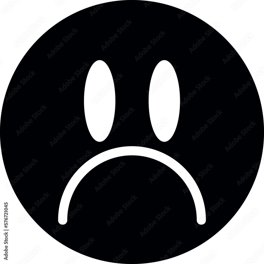 positive, sadness icon. Simple glyph vector of universal set icons for UI and UX, website or mobile application on white background positive, sadness icon. Simple glyph vector of universal set icons for UI and UX, website or mobile application on white background