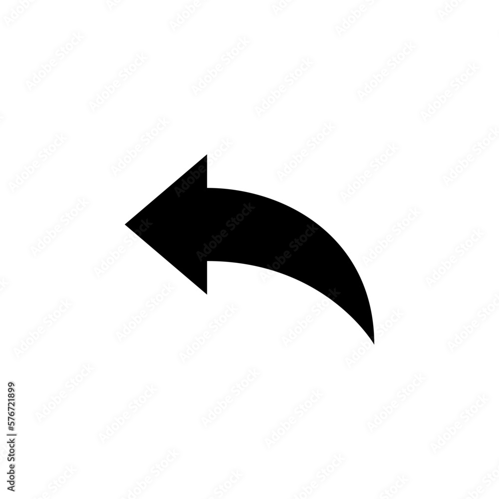 arrow icon. Simple glyph, flat vector of Web icons for UI and UX, website or mobile application on white background arrow icon. Simple glyph, flat vector of Web icons for UI and UX, website or mobile application on white background
