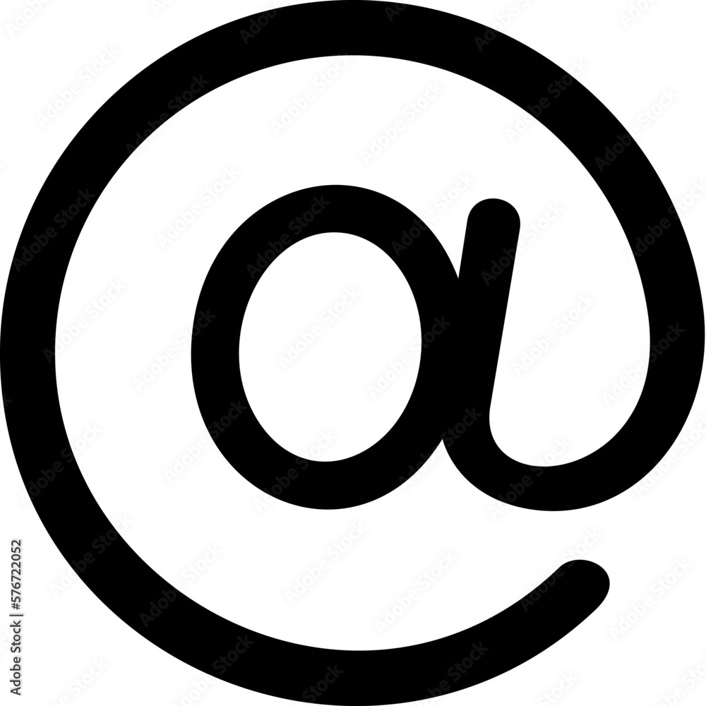 email sign vector icon email sign vector icon